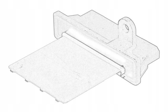 CHINA  Blower resistor fits: isuzu d-max and 4jh1-tc/4jj1e4c-l/4jj1-tc