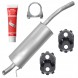 Ferroz  Final silencer citroen c5 i 1 dc de 01 - 08 1.8i 2.0i kombi sedan freebie