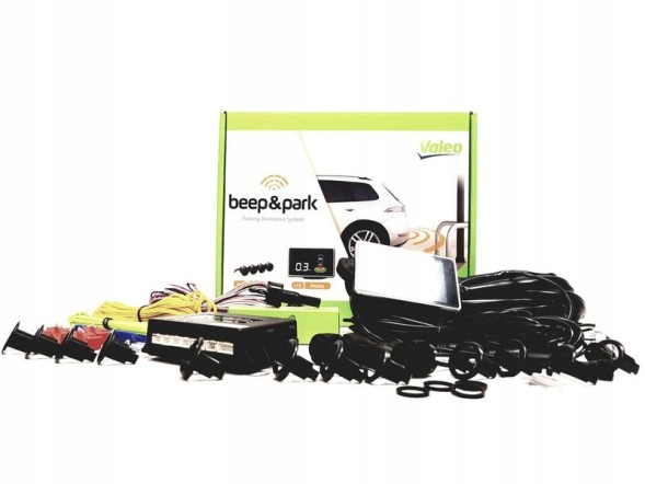 Valeo 632201 Valeo parking sensor set front rear beep park with display