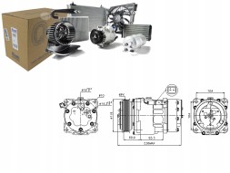 Nissens Air conditioning compressor citroen berlingo c5 c5 and c5 + collision assistant #34
