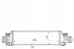 NRF NRF30345(iMOTO) Intercooler chevrolet trax opel mokka / mokka x 1 + driver's essential #37