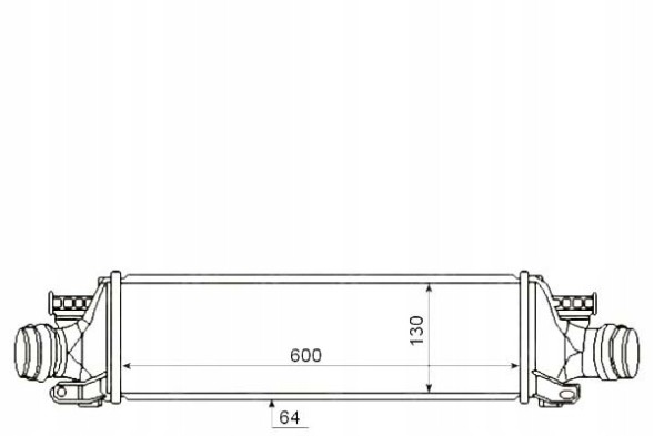 NRF NRF30345(iMOTO) Intercooler chevrolet trax opel mokka / mokka x 1 + driver's essential #37