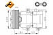 NRF  Nrf32447 air conditioning compressor ford transit fs10- + driver assistant #33