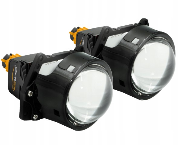 Auto Gamma  Bi-led lenses 3.0" 6000k global thread headlight regeneration set