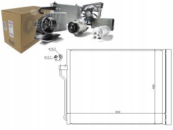 Nissens NIS940288(iMOTO) Air conditioning condenser bmw 5 (f10) 5 (f11) 5 gran + driver's essential #37