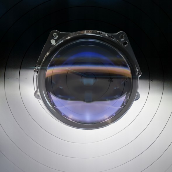 CHINA SOCZEWKI BI-LED 3\ Bi-led lenses 3" thread mounting adapters 50w canbus biled projectors