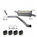 CHINA ZEST.07.343+R-464 Exhaust kit opel astra h kombi 1.7 cdti 2004-10