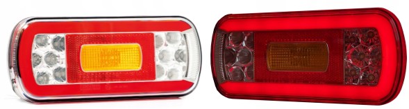 Fristom  Combined rear lamp set of led lamps ft-130nt 5 functions neon auto tow truck