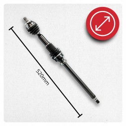 BRV B523 Half axle right volvo xc90 and (275) 3.2 fwd automatic new