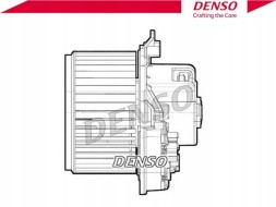 Denso DENDEA09072/RS8 Blower fan denso 77365027