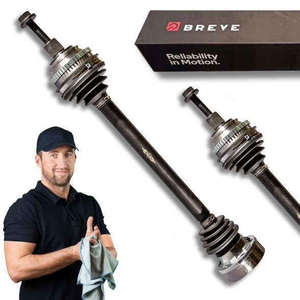 BRV  Half axle left rear vw transporter t4 2.5 tdi syncro new