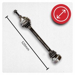 BRV  Half axle left rear vw transporter t4 2.5 tdi syncro new