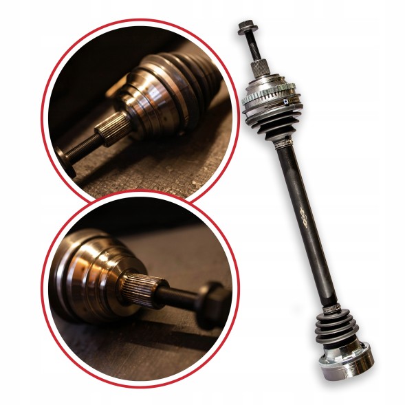 BRV  Half axle left rear vw transporter t4 2.5 tdi syncro new