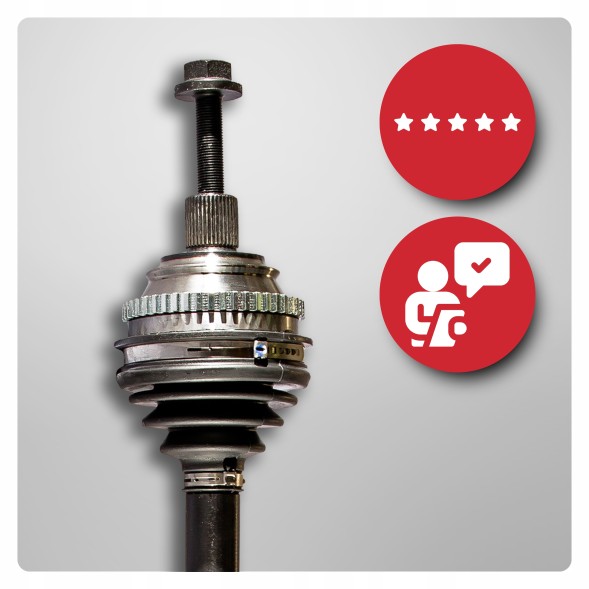 BRV  Half axle left rear vw transporter t4 2.5 tdi syncro new