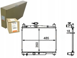 Behr Hella Service  Radiator toyota yaris 1,0 1,3 behr hella + driver's essential #37