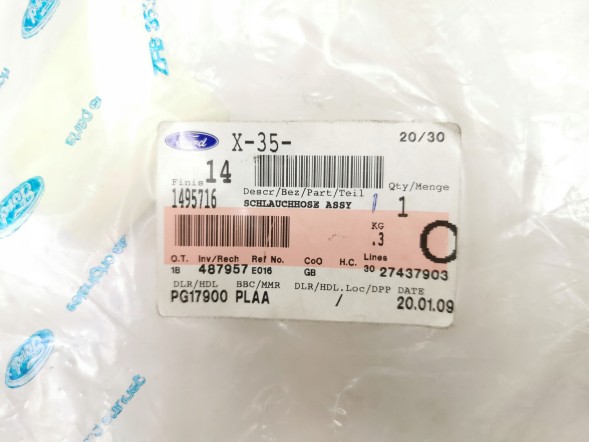 Ford OE  Power steering hose ford transit 2006-2014 2.4 tdci 1495716