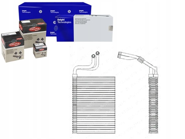 Delphi TSP0525197 DEL/GIFT Air conditioning evaporator bmw 1 3 x1 05- delphi + driver assistant #31