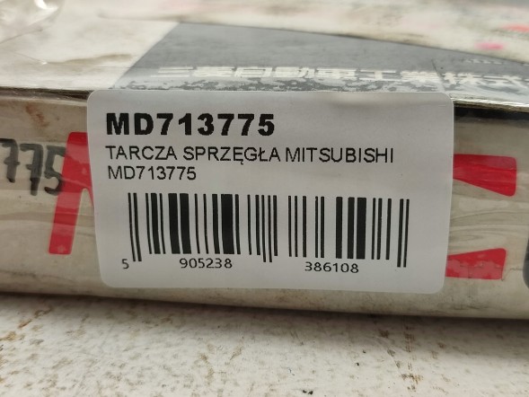 Mitsubishi OE MD713775 Clutch disc mitsubishi lancer v 2.0 d 1992-2004 / md713775