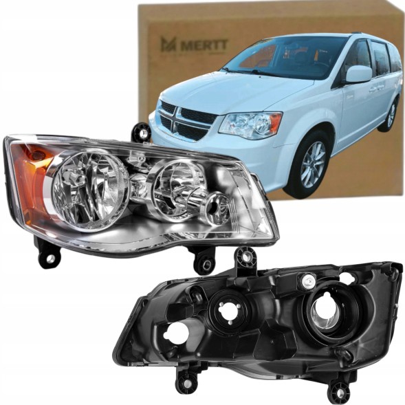 Mertt  Dodge grand caravan 2008-2016 headlight lamp front right 5113337ad