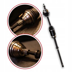 BRV Half axle right volvo s80 i (184) 2.5 t 4x4 awd 4wd automatic new