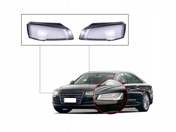 WOLLER  Lampshade left front for audi a8 s8 d4 2013-2017 lift