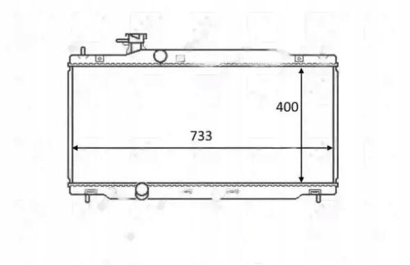 NRF 58458 Water cooler 58458 nrf honda cr-v iii