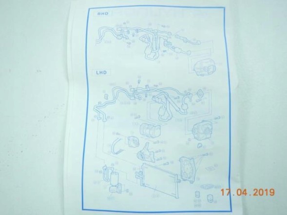 Hyundai OE 9760029p01 Hyundai elantra coupe tiburon 97600-29p01 air conditioning repair kit