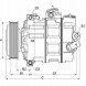HC-Cargo 241384 Air conditioning compressor for audi a8 vw phaeton