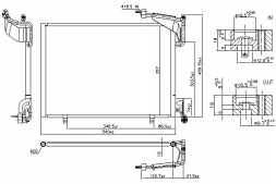 Nissens  Air conditioning condenser ford b-max fiesta vi tourne + collision assistant #34