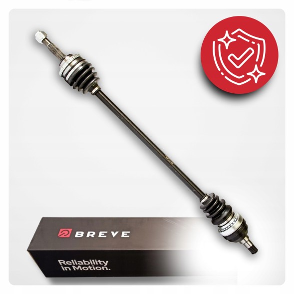 BRV  Half axle right chevrolet aveo / kalos (t250) 1.2 new