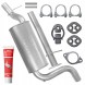 Ferroz FRZ-A6J99K6I1N0E7N9 Center silencer ford focus ii 2 mk2 04 - 11 2.0 tdci freebie