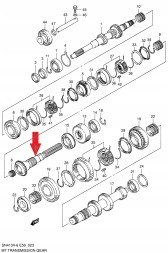 Suzuki OE 24121-76J01 Gearbox roller suzuki jimny 24121-76j01