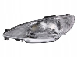 Polcar Reflektor główny prawy PEUGEOT 206 (2_), 01.98-04.09 VALEO 572310-V Headlight right peugeot 206 (2_), 01.98-04.09 valeo 572310-v