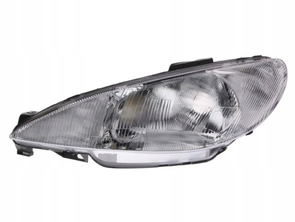 Polcar Reflektor główny prawy PEUGEOT 206 (2_), 01.98-04.09 VALEO 572310-V Headlight right peugeot 206 (2_), 01.98-04.09 valeo 572310-v