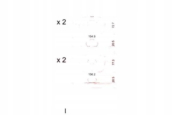 Zimmermann 109295046 ZIM Zim23404.205.1 brake pads. Opel vectra c 3,0 v6 + driver assistant #33