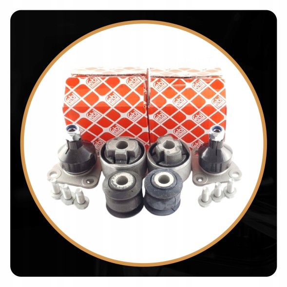 Febi Bilstein DUCATO SWORZNIE TULEJE KOMPLET Febi 4x bushings + 2x ducato jumper boxer pins from 2006- front