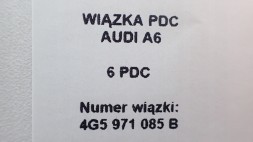 VAG-SYSTEM AUB4G50BTSA000 New bumper beam rear audi a6 6 pdc 4g5971085b 4g5 971 085 b