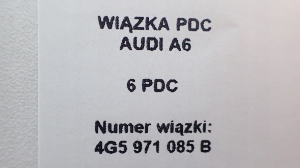 VAG-SYSTEM AUB4G50BTSA000 New bumper beam rear audi a6 6 pdc 4g5971085b 4g5 971 085 b