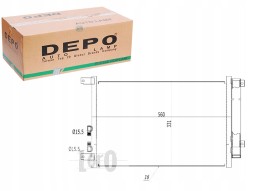 Depo Air conditioning condenser alfa romeo depo + collision assistant #34