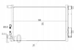 Depo Air conditioning condenser alfa romeo depo + collision assistant #34
