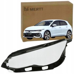 Mertt  Right left lampshade headlight glass front lamp vw golf viii 2019-2023