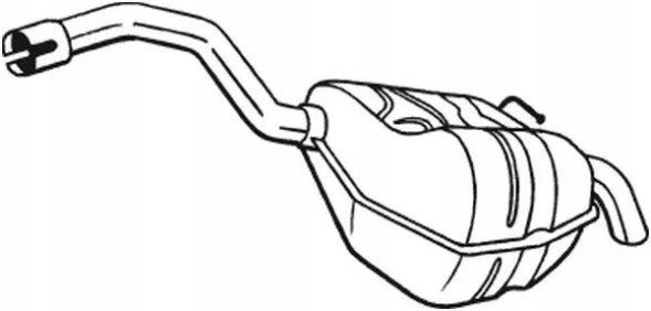 Bosal 154-449 Exhaust system silencer rear volvo s80 ii v70 iii f + collision assistant #34