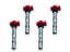 WOLLER C.169/656.(4 sztuki). Starter ignition coils 06e.905.115.E for audi lamborghini porsche volkswagen