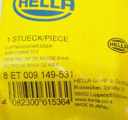 Hella 8ET 009 149-531 Flowmeter bmw x5 e70 f10 f11 f01 f30 f16 f26 3.0 d 7804150 13627804150