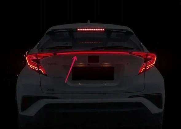 Toyota OE TOYOTA CHR LAMPA LED TYŁ STOP Toyota ch-r tuning led light strip ledbar rear stop light chr
