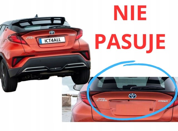 Toyota OE TOYOTA CHR LAMPA LED TYŁ STOP Toyota ch-r tuning led light strip ledbar rear stop light chr