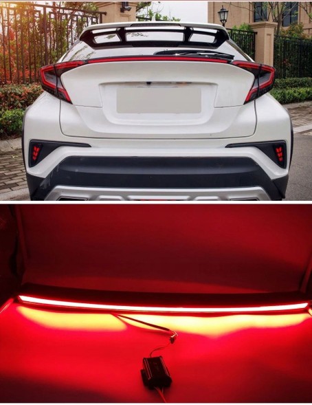 Toyota OE TOYOTA CHR LAMPA LED TYŁ STOP Toyota ch-r tuning led light strip ledbar rear stop light chr
