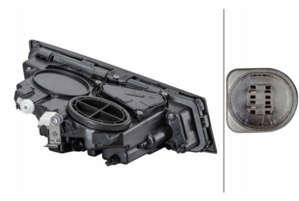 Hella 1NL 010 477-131 Halogen volvo fh/fh 09.05- left black hella