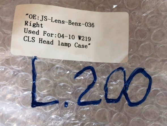 WOLLER PRAWA W219 PUSZKA Right front lamp box for mercedes cls w219 beforelift 2004-2008