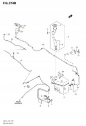 Suzuki OE  Suzuki s-cross 2013 - 2022 washer nozzle left